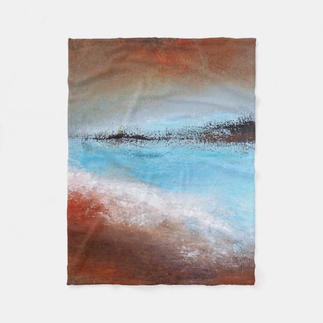 Couverture d'ouatine d'abrégé sur turquoise de (Devant)