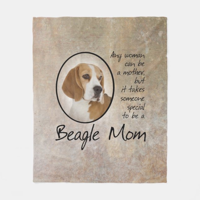 Couverture d'ouatine de maman de beagle (Devant)