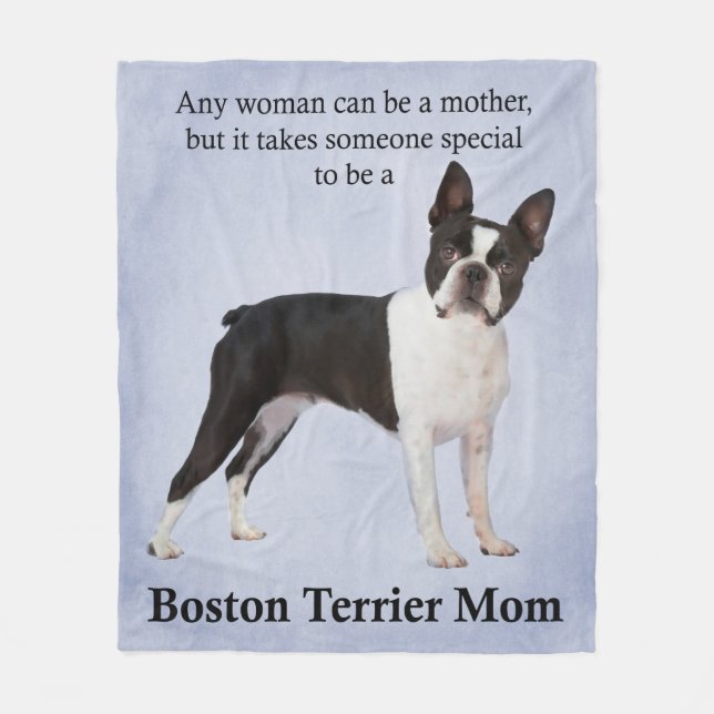Couverture d'ouatine de maman de Boston Terrier (Devant)
