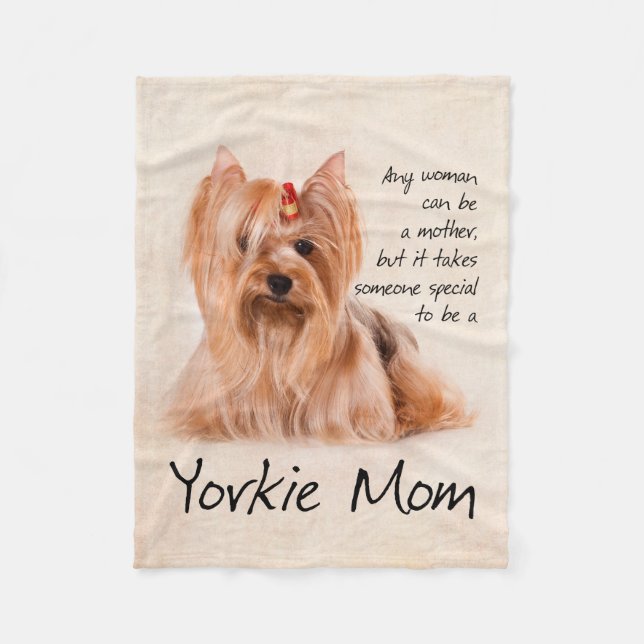 Couverture d'ouatine de maman de Yorkie (Devant)