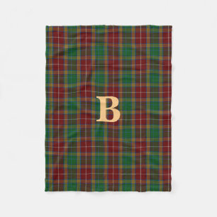 Couverture d'ouatine de plaid de tartan de clan de