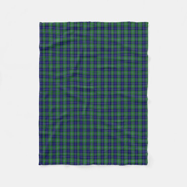 Couverture d'ouatine de plaid de tartan de clan de (Devant)
