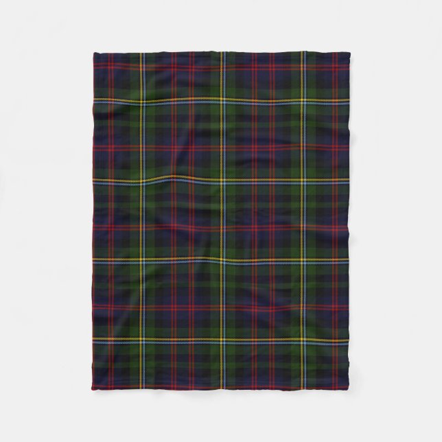 Couverture d'ouatine de plaid de tartan de clan de (Devant)