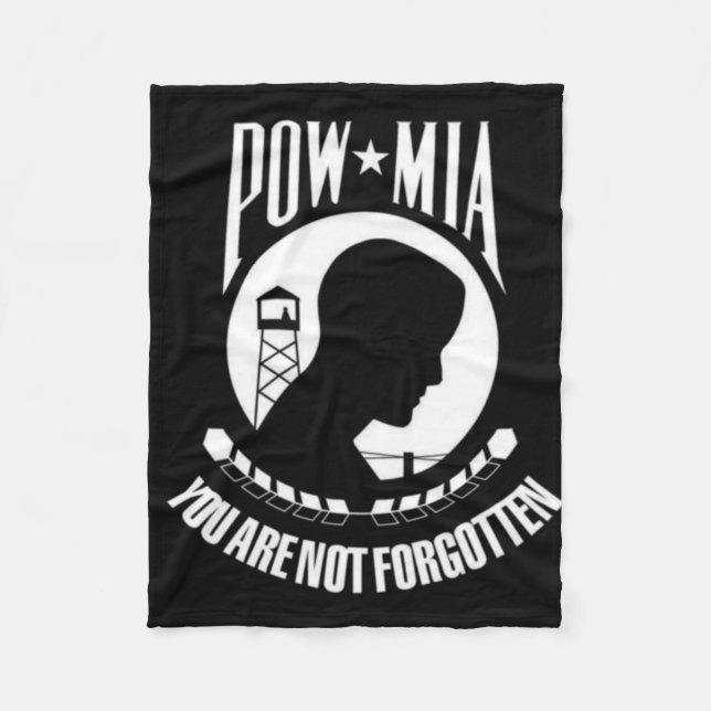 COUVERTURE D'OUATINE DE POW/MIA (Devant)