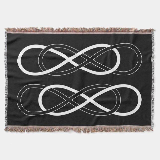 Couverture Double infini de symbole - noir et blanc (Devant)