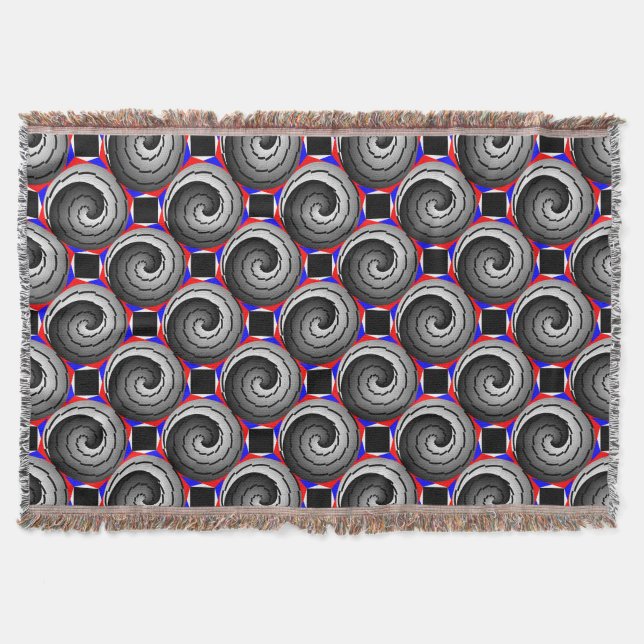 Couverture Double Yin Yang Spiral par Kenneth Yoncich (Devant)