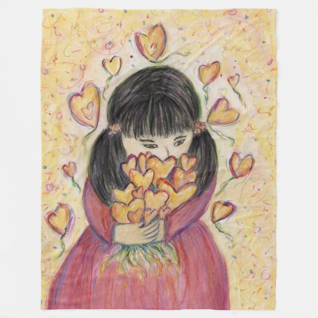 Couverture Douce et Douillette en Polaire Gatherin (Devant)