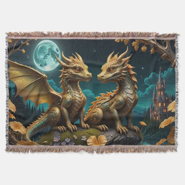 Couverture Dragon au clair de lune (Devant)