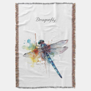 Couverture Dragonfly colorée personnalisable