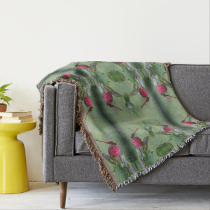 Couverture Dragonfly Rouge sur les fruits de bois de chien