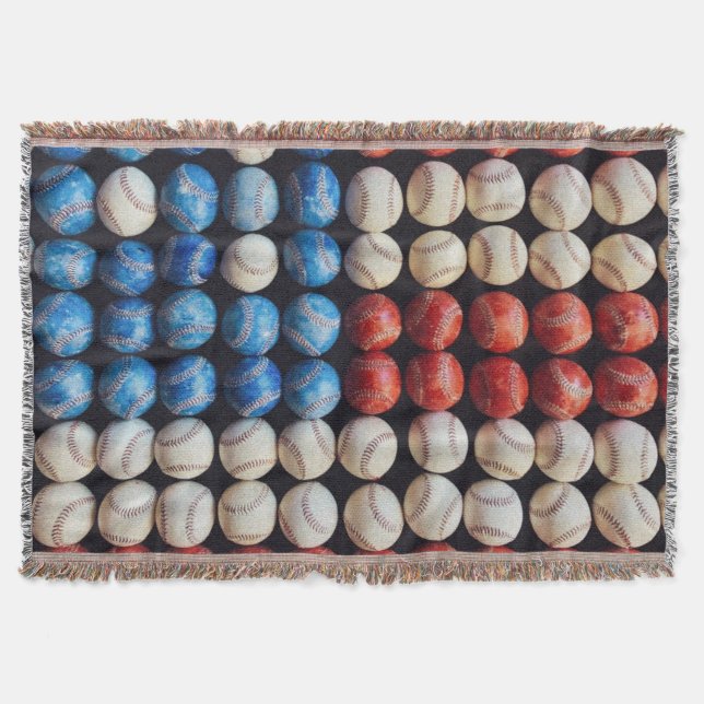 Couverture Drapeau américain de baseball (Devant)