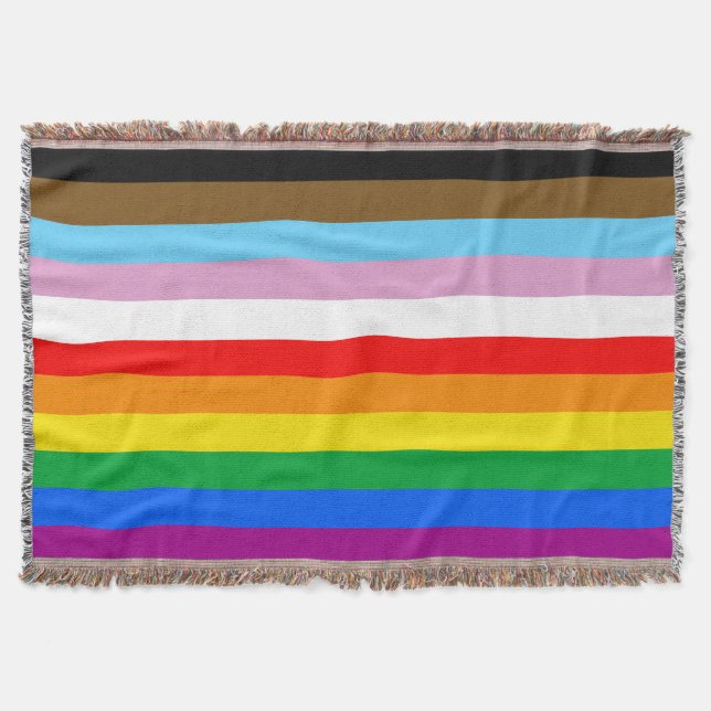 Couverture Drapeau arc-en-ciel de la fierté LGBTQ+ INCLUSIF (Devant)