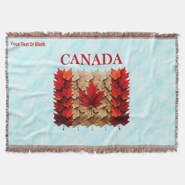 Couverture Drapeau canadien de la feuille d'érable d'automne (Devant)
