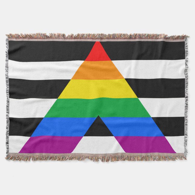 Couverture Drapeau d'allié LGBTQ+ (Devant)