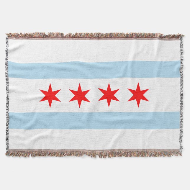 Couverture Drapeau de Chicago, l'Illinois (Devant)