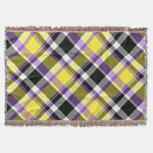 Couverture Drapeau de fierté éclectique boho non binaire à ca