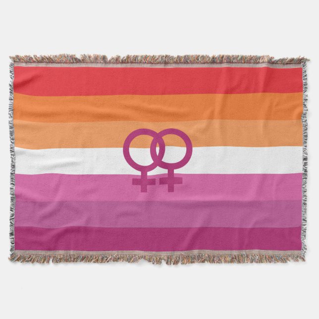Couverture Drapeau de fierté lesbienne WLW (Devant)