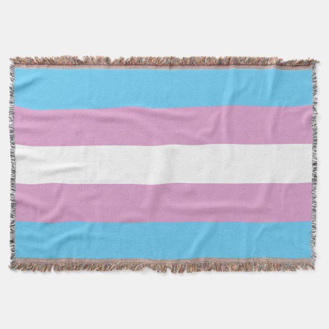 Couverture Drapeau de fierté trans (Devant)