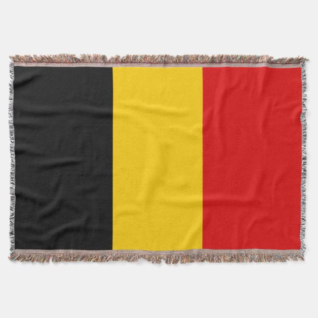 Couverture drapeau de la Belgique (Devant)