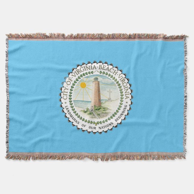 Couverture Drapeau de la ville de Virginia Beach (Devant)