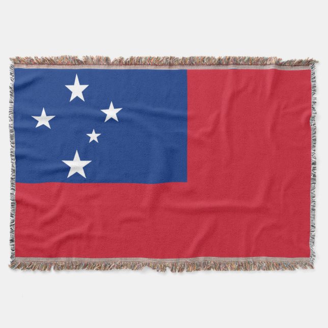 Couverture Drapeau de l'île des Samoa patriotiques (Devant)