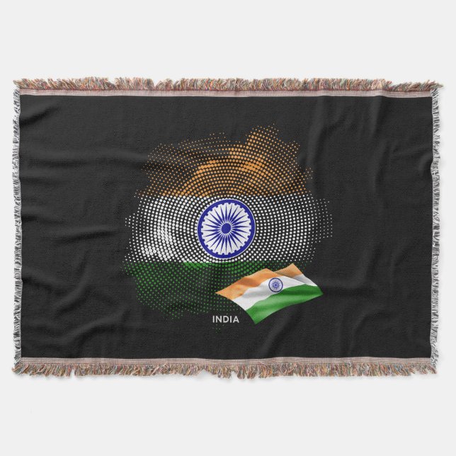 Couverture Drapeau de l'Inde (Devant)