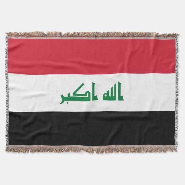 Couverture Drapeau de l'Irak (Devant)
