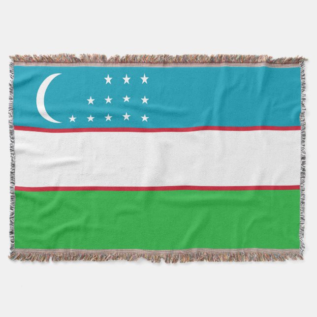 Couverture Drapeau de l'Ouzbékistan (Devant)
