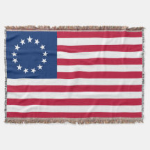 Drapeau des États-Unis Betsy Ross vers 1777