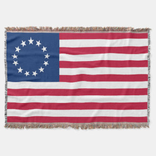 Couverture Drapeau des États-Unis Betsy Ross vers 1777