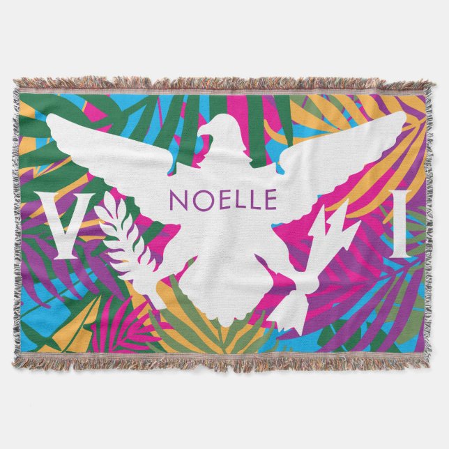 Couverture Drapeau des îles Vierges américaines, Feuilles tro (Devant)