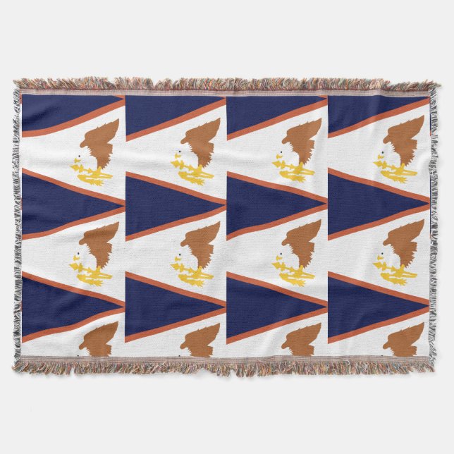 COUVERTURE DRAPEAU DES SAMOA AMÉRICAINES (Devant)