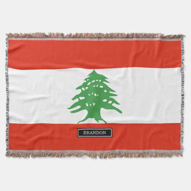 Couverture Drapeau du Liban (Devant)