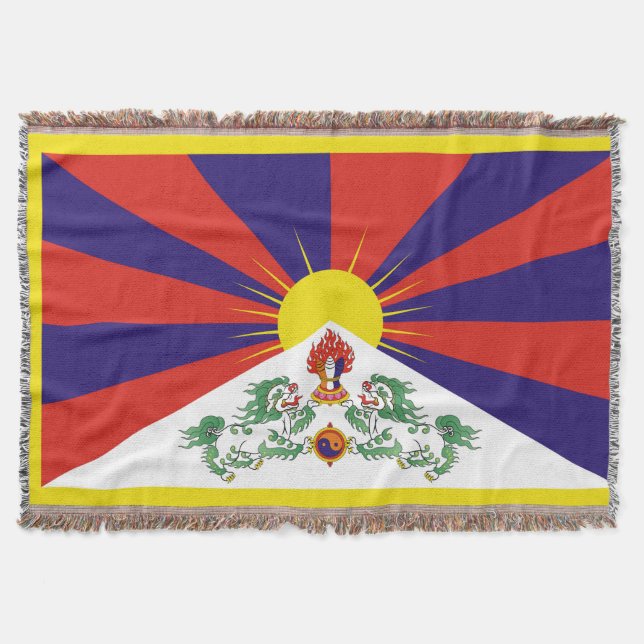 Couverture Drapeau du Tibet libre (Devant)