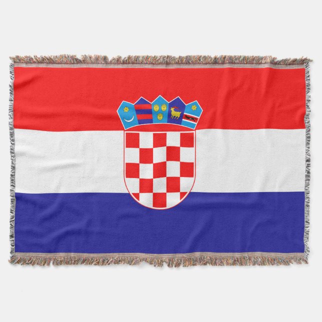 Couverture Drapeau national de Croatie Zastava Hrvatske (Devant)