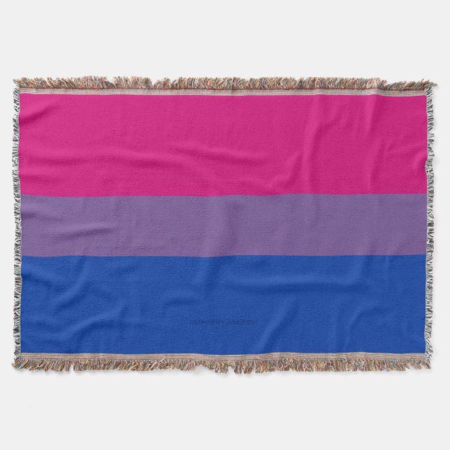 Couverture Drapeau SlipperyJoe's Bisexual Pride lavande-rose (Devant)