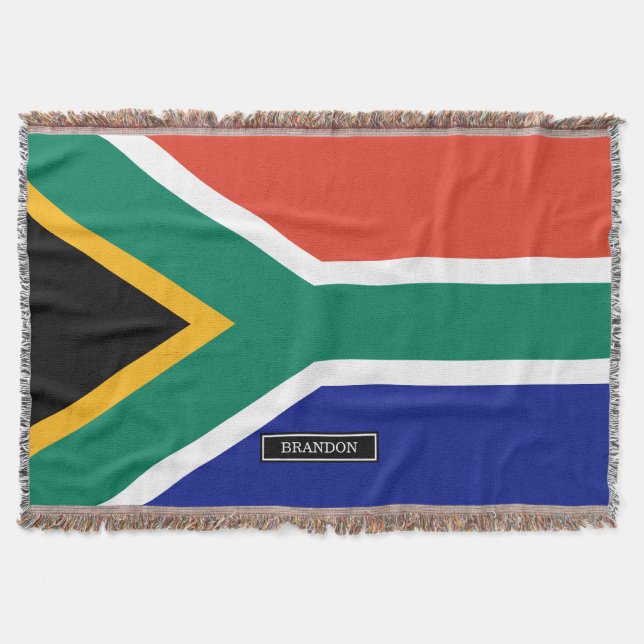 Couverture Drapeau sud-africain (Devant)