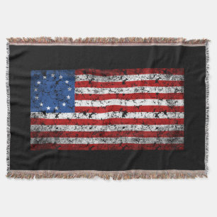 Couverture Drapeau vintage de Betsy Ross