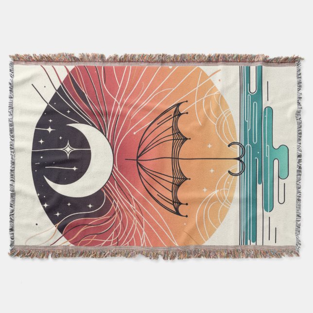 Couverture Dreamy Boho Moon & Starry Rain Cosy (Devant)