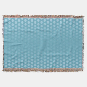 Couverture Drôle Pois Motif bleu clair + votre idée