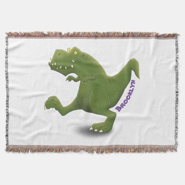 Couverture Drôle T rex dinosaure dessin animé humour (Devant)