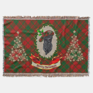 Couverture Drummond Scottie Chien Christmas Thon Blanket
