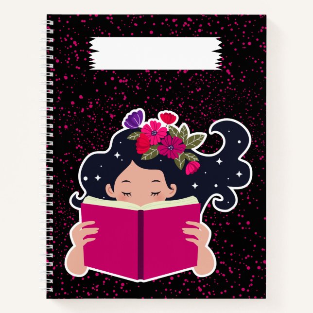 Couverture du Carnet du livre de lecture fille mig (Devant)