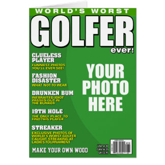Couverture du magazine Golfer Fake