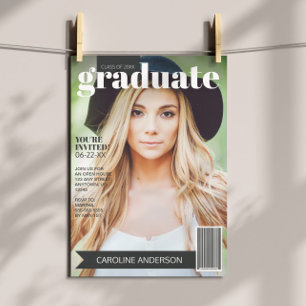 Couverture du magazine Photo Graduation Invitation