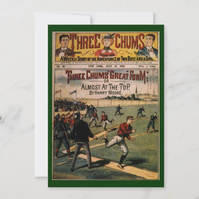 Couverture du magazine vintage Sports Baseball Tro (Devant)