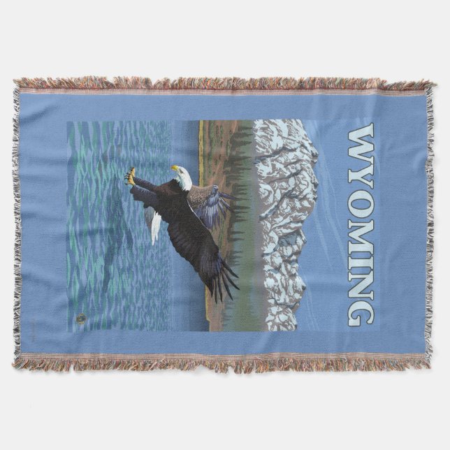 Couverture Eagle chauve plongeant - le Wyoming (Devant)