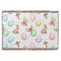 Easter Grace – Seamless Pastel Bunny & Cross Patte