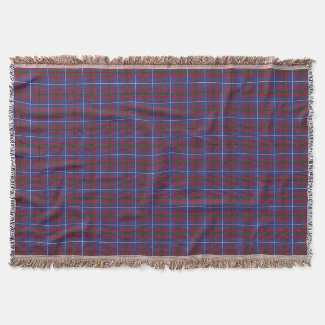 Couverture Edinburgh District Tartan Throw Blanket (Devant)
