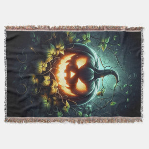 Couverture Éffrayant nature brillant Halloween citrouille